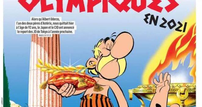 Marca e L’Equipe, due prime pagine storiche con Asterix